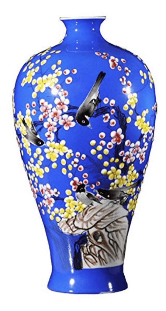 Jarrón chino de Babax koslowi